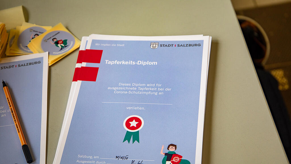 Kinder-Impfaktion bei Salzburger Berufsfeuerwehr