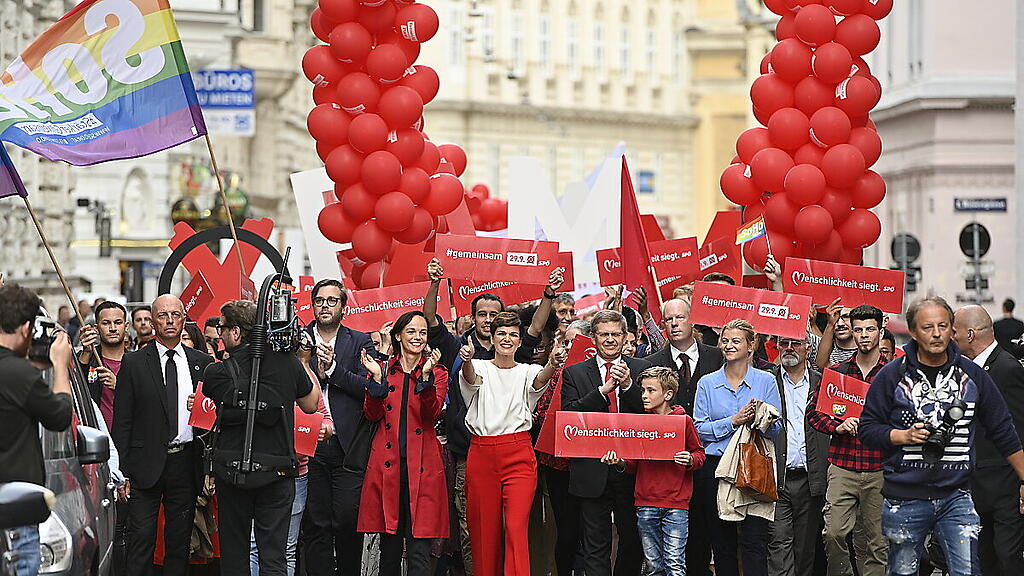 Wahlkampfabschluss der SPÖ in Wien
