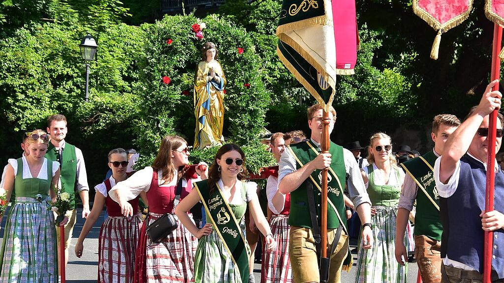 Fronleichnamsprozession in Grödig