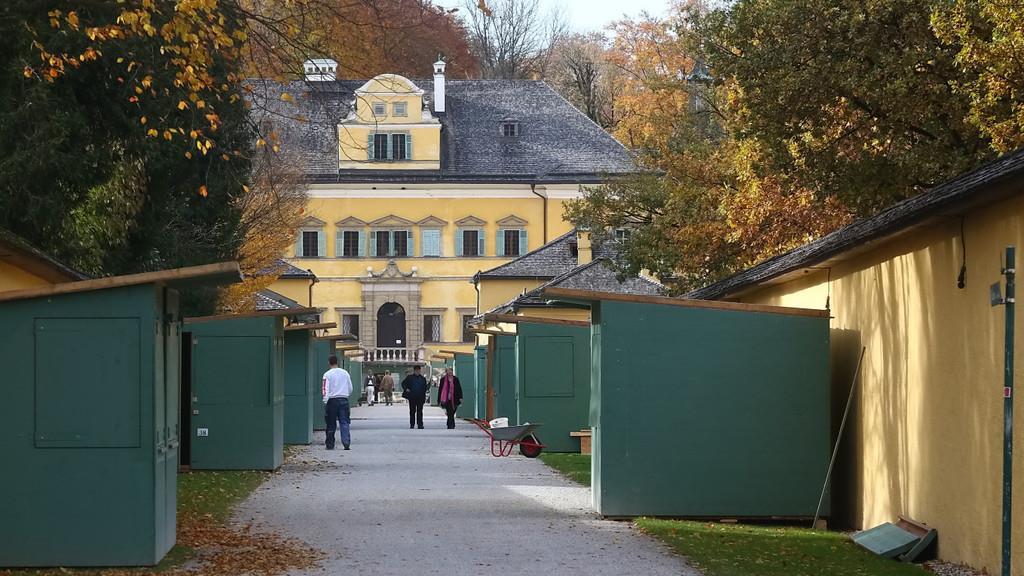 Hellbrunner Adventzauber: Aufbau
