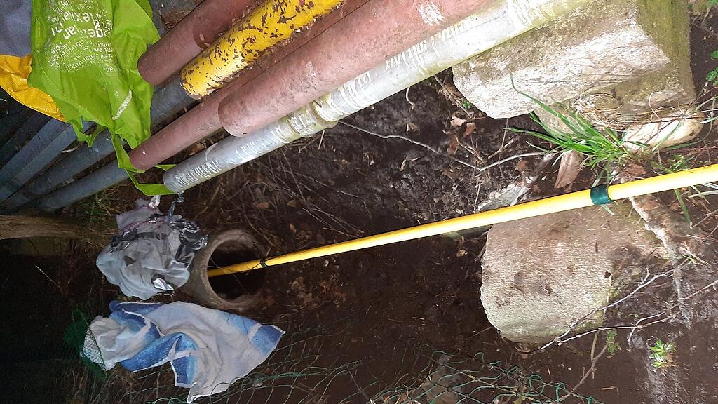 Kater aus Betonrohr in OÖ gerettet