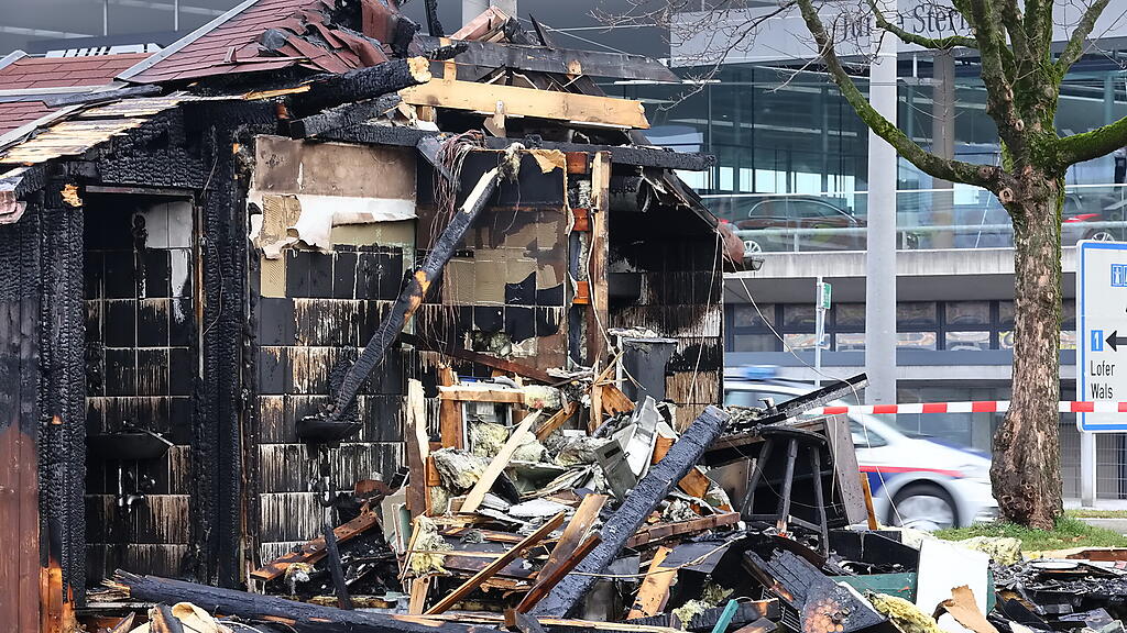Brand Jausenhütte Wals