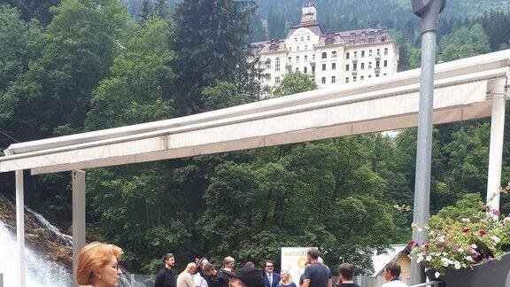"Die Toten von Salzburg" in Bad Gastein: Hinter den Kulissen