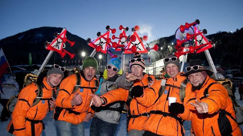 Super-Fan-Stimmung in Flachau