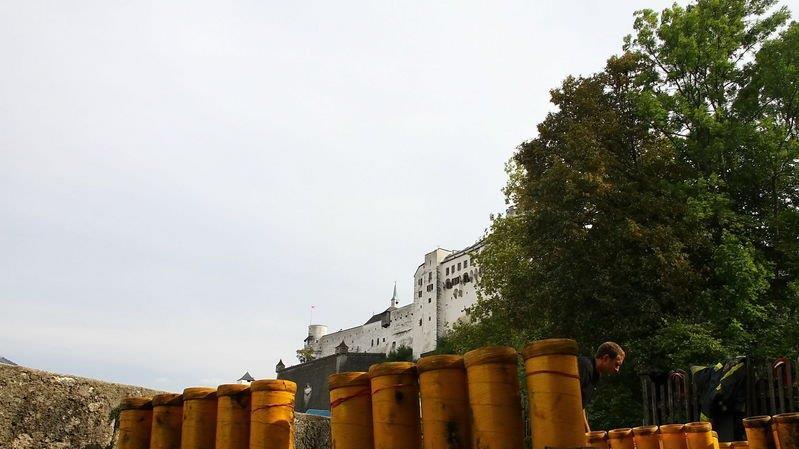Aufbau: Feuerwerk