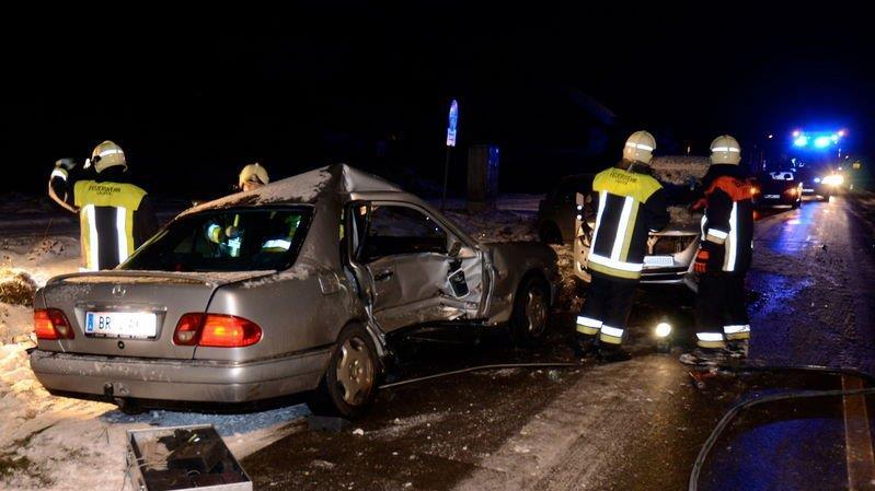 Crash auf der B20