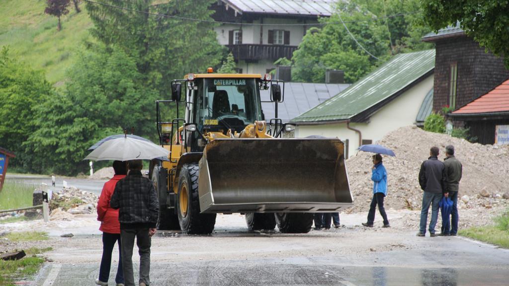 Hochwasser im Raum Berchtesgaden