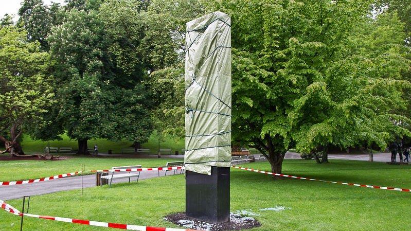 Euthanasiedenkmal beschädigt