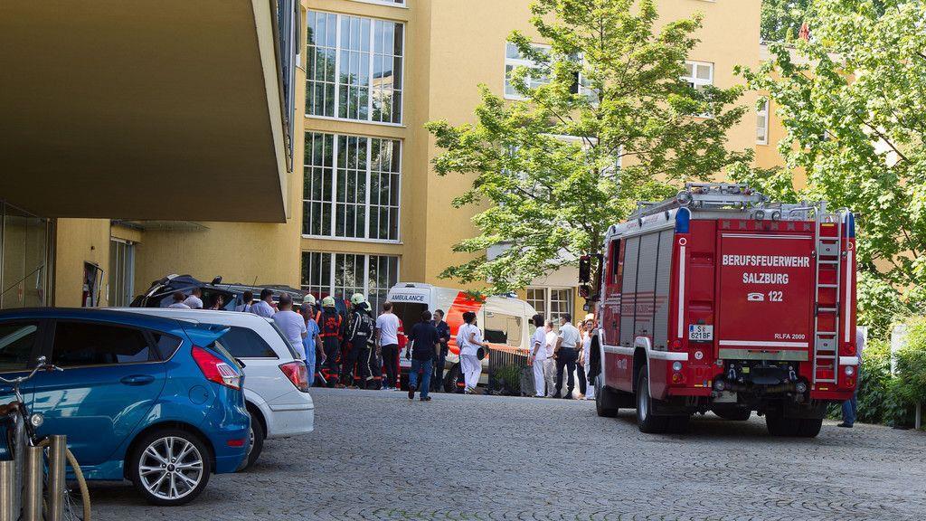Pkw-Überschlag in Privatklinik