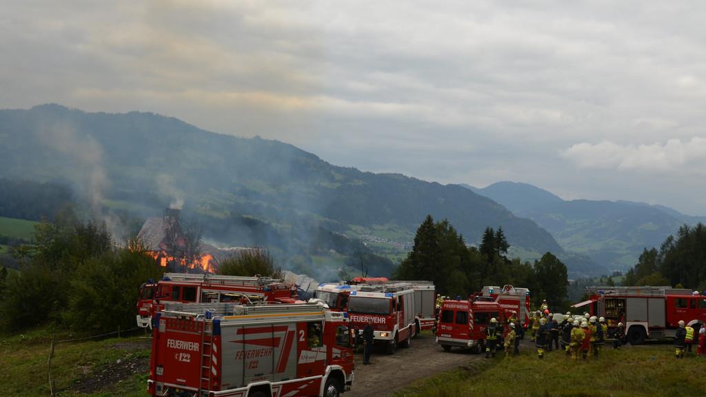 Bauernhof in St. Veit niedergebrannt