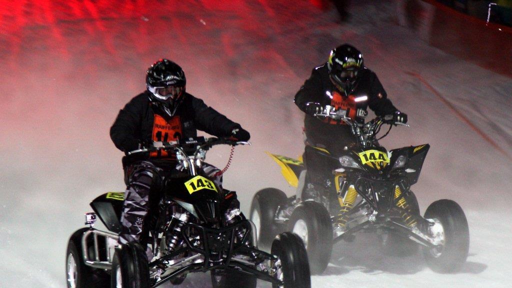 Snow Speedhill Race in Ried