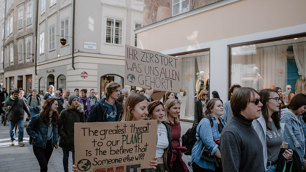 Klimastreik in Salzburg