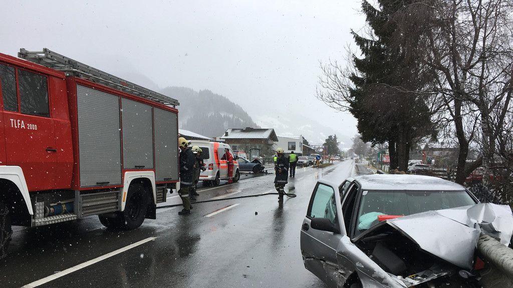 Verkehrsunfall B311 Maishofen 26.11.17