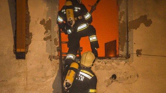 Großbrand in Weng
