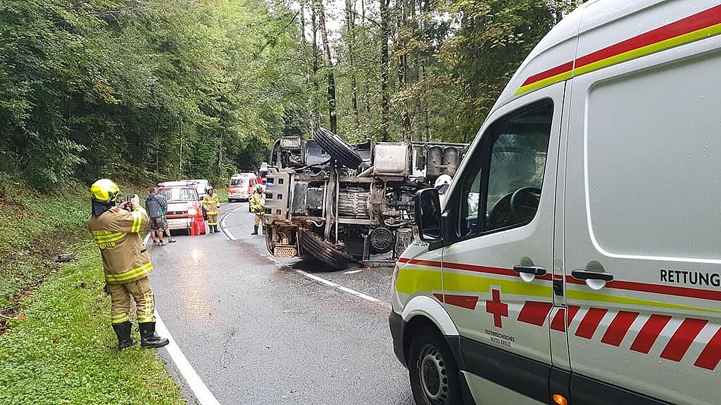 Lkw-Unfall Plainfeld