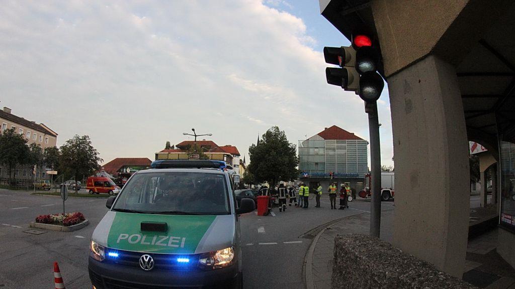 Bilder der Unfallstelle in Freilassing