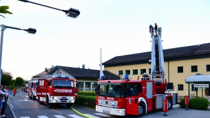 Feuerwehrübung in Grödig