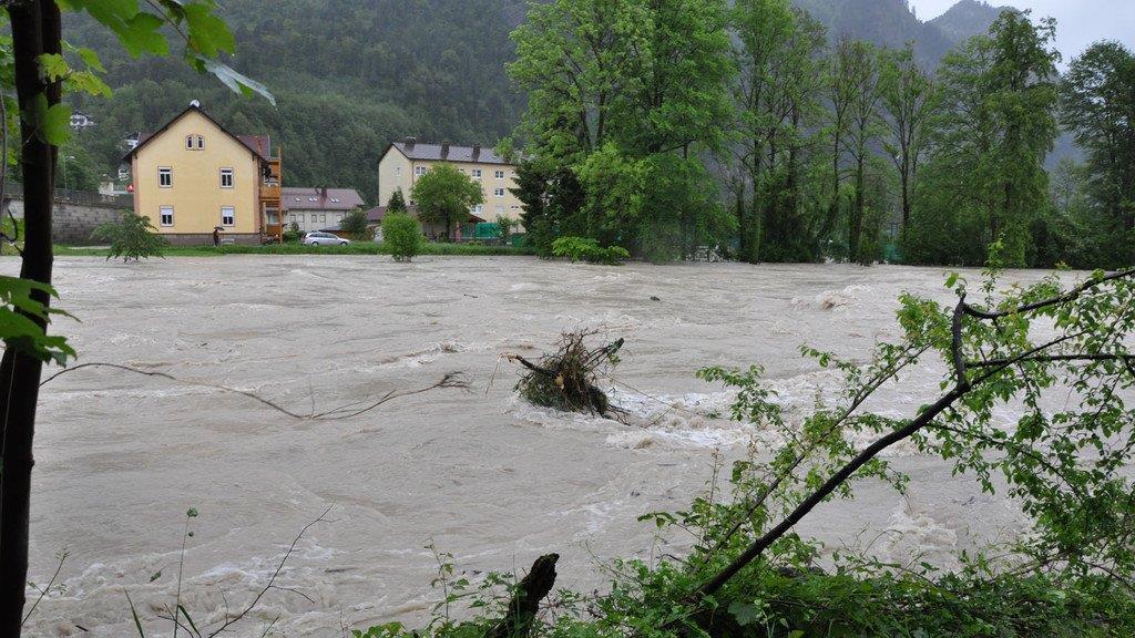 Hochwasser in Ebensee, I