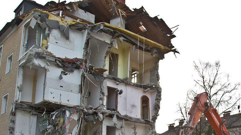 Abrissarbeiten haben begonnen