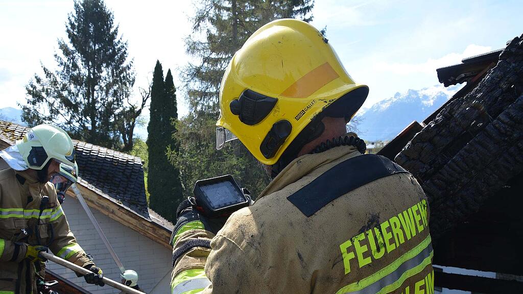 Dachstuhlbrand Bad Vigaun