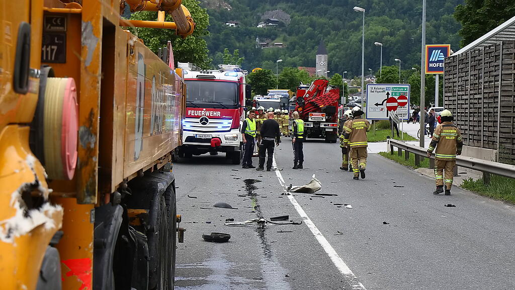 Unfall, Hallein