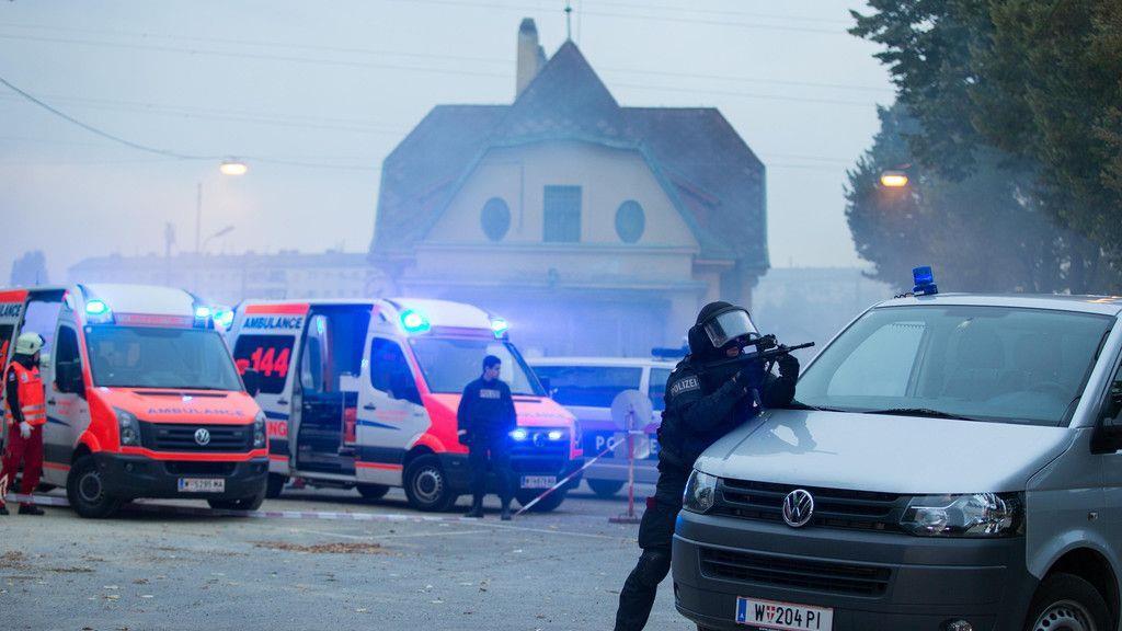 Großübung bei simuliertem Terroranschlag in Wien