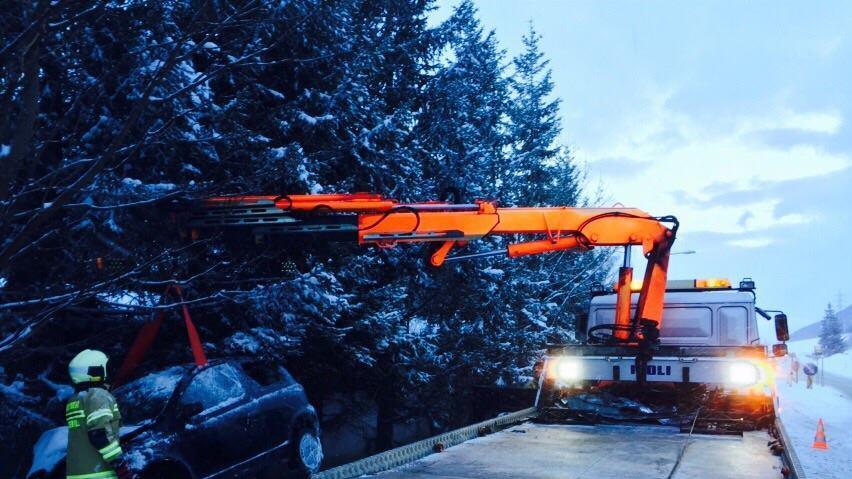 Crash auf der Gerlos Straße in Mittersill
