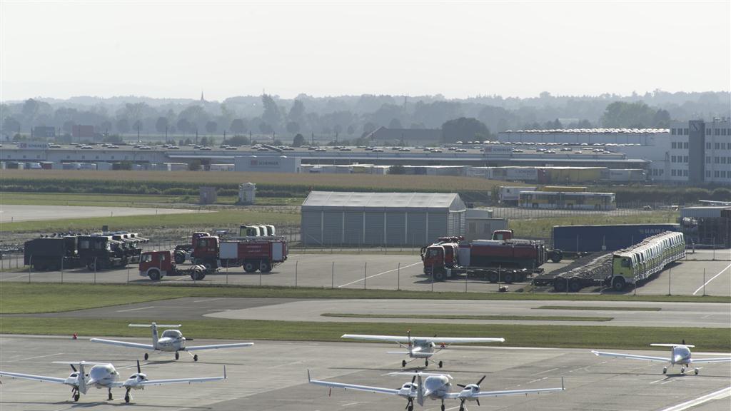 Flugzeug notgelandet