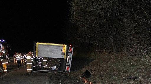 Lkw-Unfall auf A1