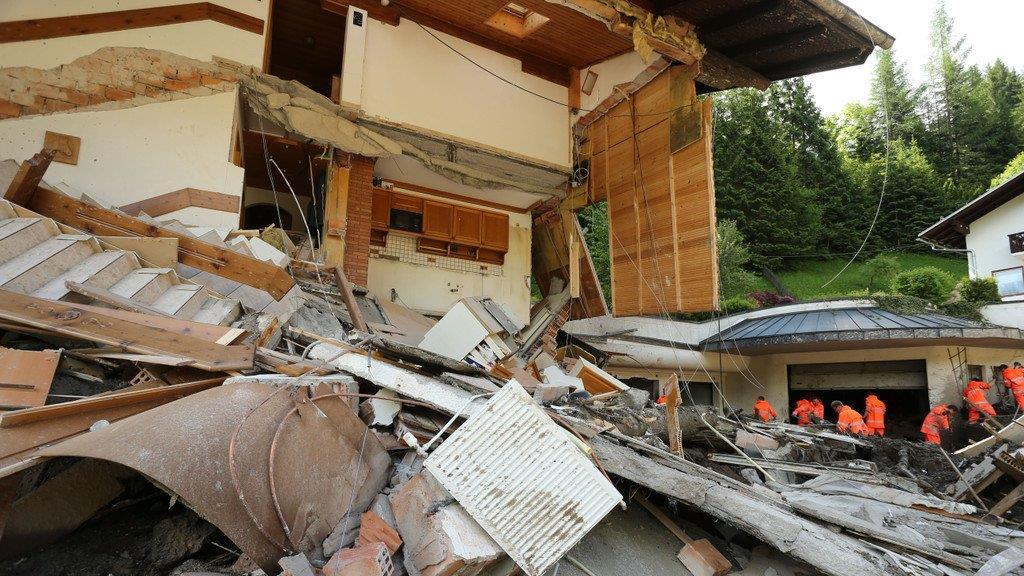 Hochwasser, Tag3: Aufräumarbeiten Hüttau