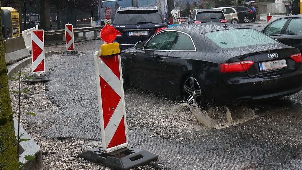Baustelle am Rudolfskai wird zum Nadelöhr