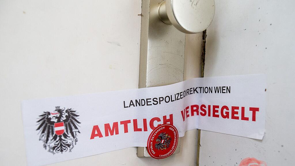 Die Polizei versiegelte den Tatort.