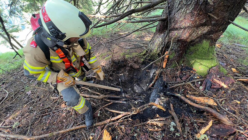 Waldbrand in Großarl