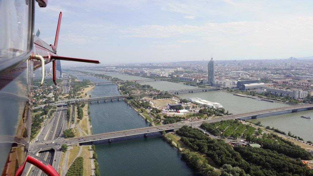 31. Donauinselfest in Wien: Bilder aus der Vogelperspektive