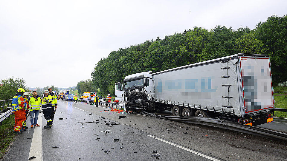 Tödlicher Unfall A8 Teisendorf