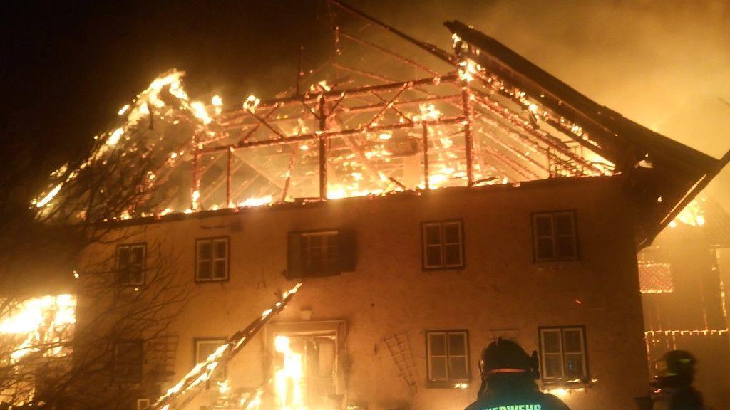 Großbrand bei Bauer in Seekirchen I