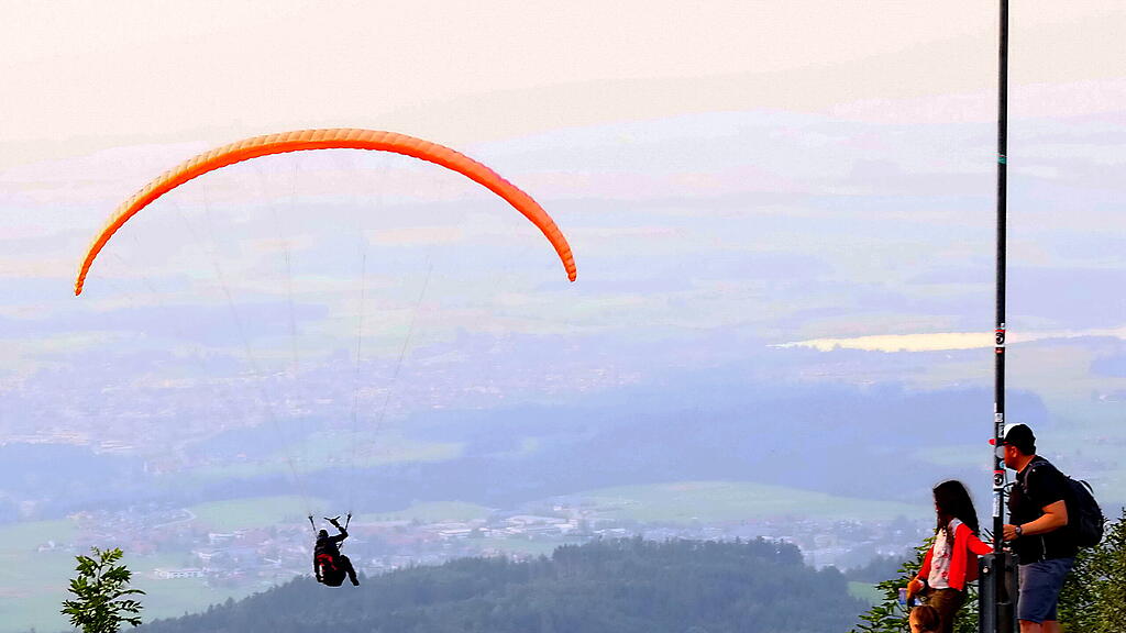 Sonnenuntergang am Gaisberg