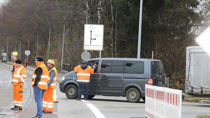 Arbeiten auf der B20
