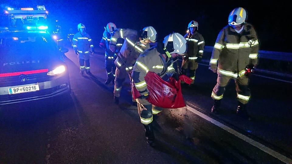Nächtlicher Einsatz für die Feuerwehr Thalgau.