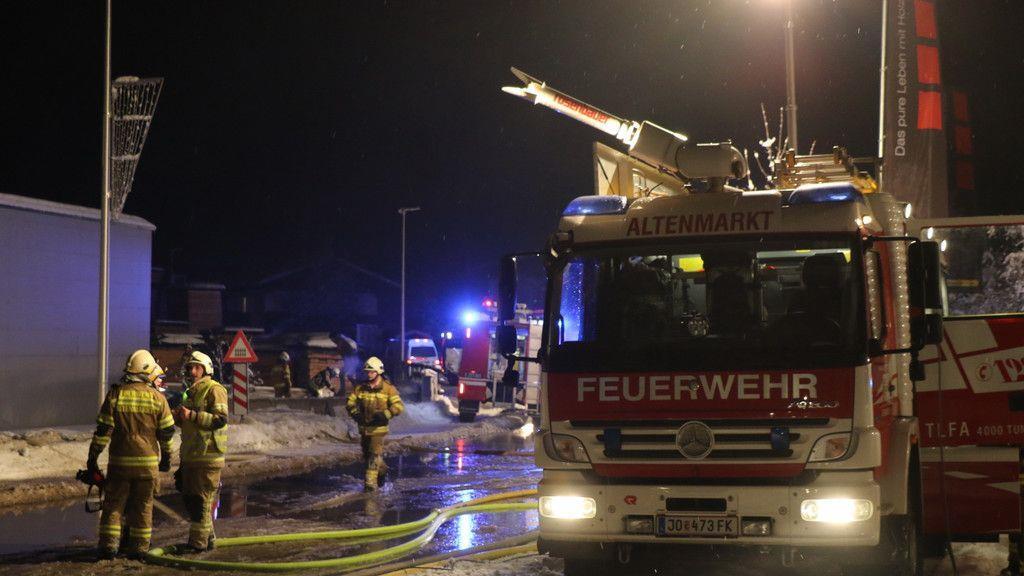 Brand im Sägewerk in Radstadt I