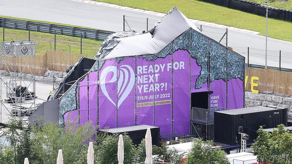 Aufbauarbeiten Electric Love 2021