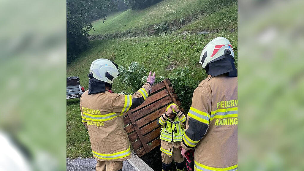 Unwetter-Sch\u00e4den in Ramingstein