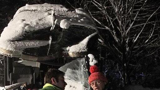 Mehr Bilder der Unfallstelle