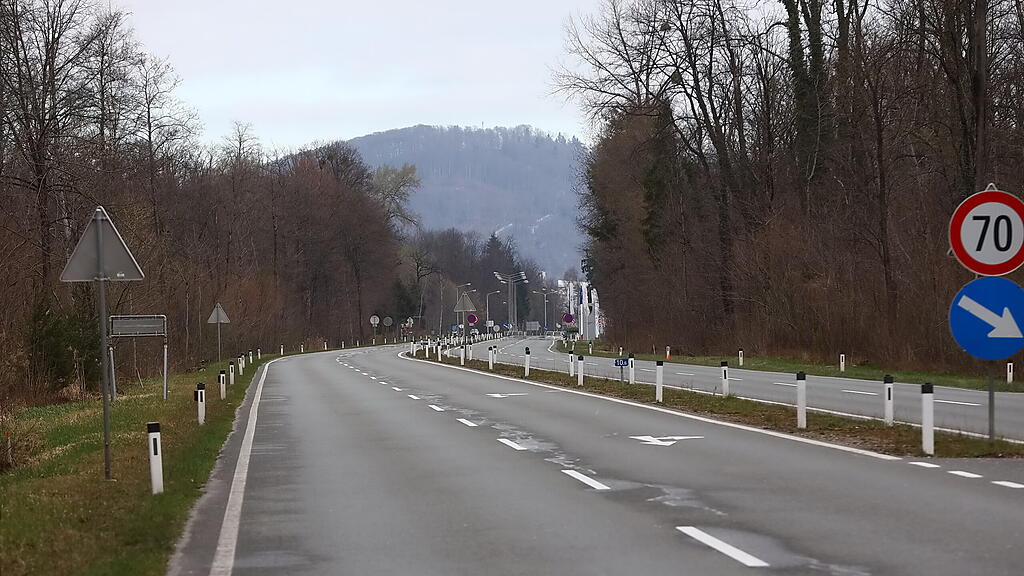 Leere Straßen in Salzburg