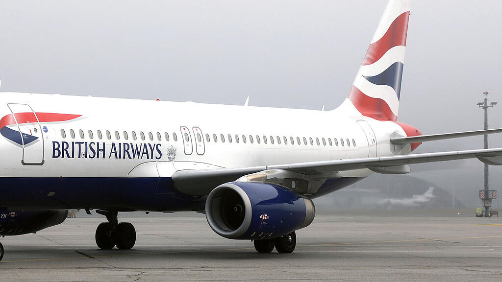 British Airways landet am Flughafen Salzburg