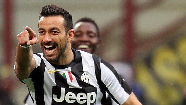 Quagliarella brachte Juve in Führung