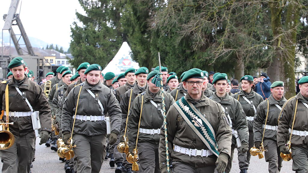 Angelobung Schwarzenberg-Kaserne