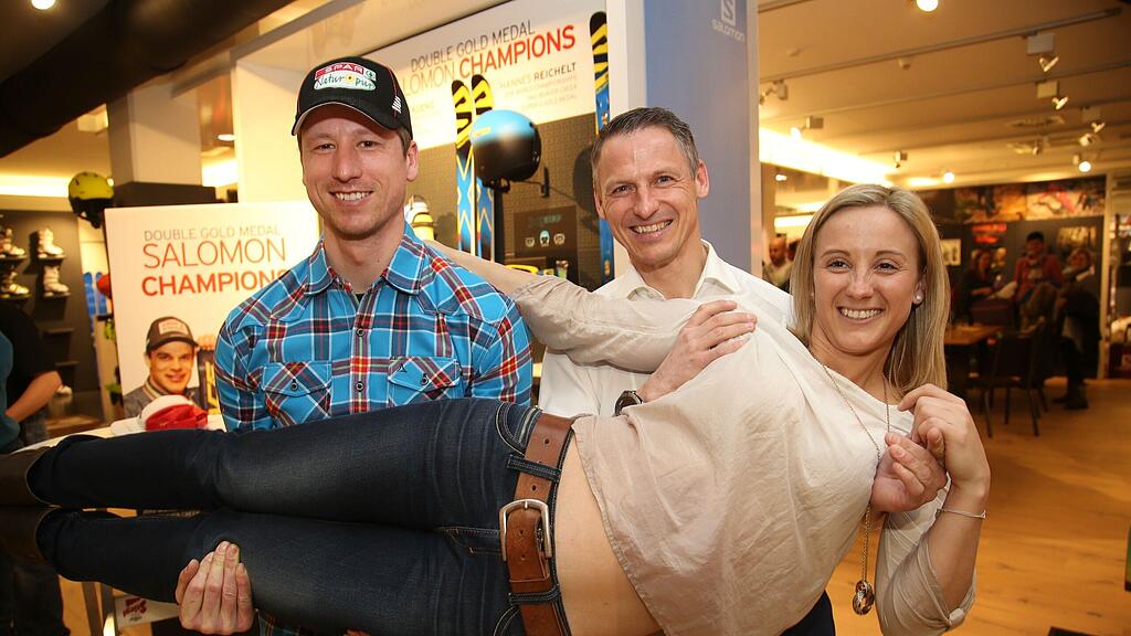 Die Skistars präsentieren die Sport- und Modetrends der Zukunft.