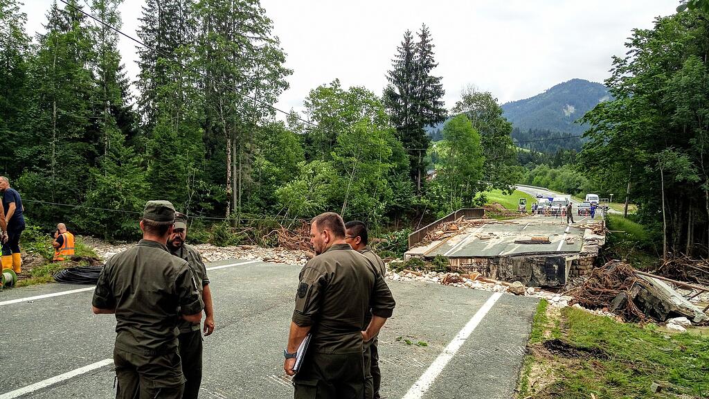 Bundesheer-Einsatz in Rußbach