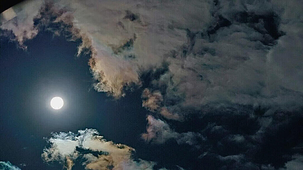 Supermond über Tennengau